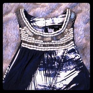 New! XL racer bank tank top with beading!